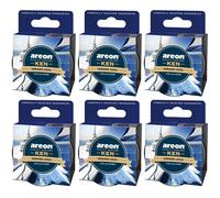 Deodorante Per Ambiente 6 X Areon KEN Verano Blu Profumatore Per Auto