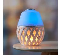 Deodorante per ambienti lampada da tavolo cambia colore deodorante per ambienti diffusore di oli profumati oli essenziali, timer, LED RGB cambia colore, DxH 14,8x20 cm
