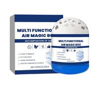 Deodorante per ambienti - Silent Natural No Electricity Odor Control | 120 g Portable Clean Dusting Deodorante Box | Purificatore gel automatico | Rinfrescante per il guardaroba della casa per le aree