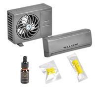 Deodorante per auto a energia solare - diffusore di clip di ventilazione girevole, detergente per aromaterapia a 4 marce, design creativo e moderno, profumo auto | per decorazione cruscotto