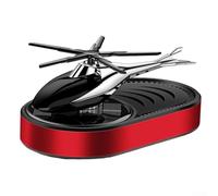 Deodorante per auto con diffusore solare a rotazione automatica, emette un profumo continuo, progettato per auto, per bagni, davanzali e spazi domestici (rosso)