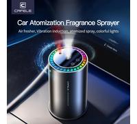 Deodorante per auto intelligente Diffusore di fragranze per auto Accensione/spegnimento automatico 3 modalità regolabili Musica RGB Sincronizzazione della luce e proiezione del cielo stellato