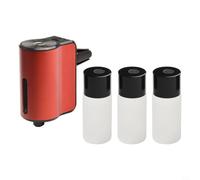 Deodorante per auto ricaricabile, clip per diffusore di aromi intelligente, erogatore di profumo silenzioso per veicoli, diffusore di oli essenziali regolabile, sfiato profumo auto in metallo opaco