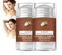 Deodorante roll-on al cocco e vaniglia, deodorante per corpo a lunga durata, deodorante per tutto il corpo, anti-sfregamento, controllo degli odori ascellari, per una freschezza tutto il giorno (2