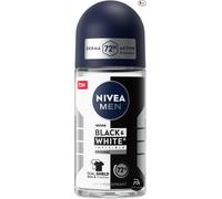 Deodorante roll-on antitraspirante NIVEA MEN Black & White Invisible 72h 6x50ml