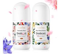 Deodorante Roll-on, Deodorante Antitraspirante, Perspirex Ascelle, Bio Roll-on, Naturale, Vegano, Senza Alluminio, per il Corpo, per Donna Uomo Bambini(2x50 ml)