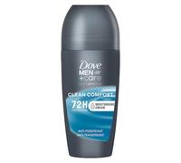 Dove Men +Care Advanced Clean Comfort Deodorante Uomo Roll On, 50ml