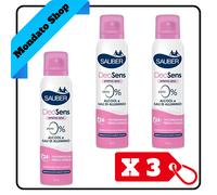 DEODORANTE SAUBER 150ml DEOSENS SPRAY 24H EFFETTO SETA FRESCA FIORITA (X3)