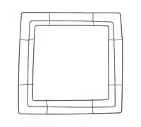 Deodorante solare per auto - Comoda base quadrata in metallo a forma di corona | Ghirlanda decorativa per le vacanze forniture natalizie in filo metallico per artigianato