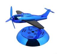 Deodorante solare progettato come mini aeroplano con rotazione intelligente e composti deodoranti per una freschezza duratura dell'auto (blu)