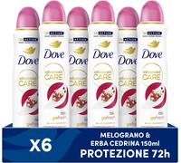 Deodorante Spray Advanced Care Go Fresh Melograno, Con Formula Idratante E Delic