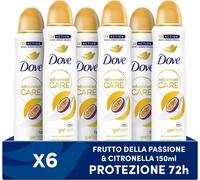 Deodorante Spray Advanced Care Go Fresh Passion Fruit, Con Formula Idratante E D