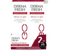 Deodorante spray antiodore Dermafresh Odor Control no gas 2 flaconi 100 ml