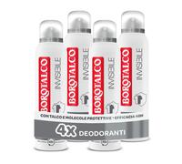 Deodorante Spray Invisibile Grigio con Talco Effetto Barriera Cattura e Non