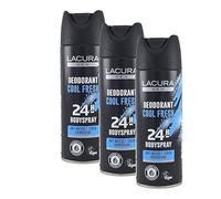 Deodorante spray per il corpo Cool Fresh (3 x 200 ml) | confezione da 3 deodorante spray per uomini | protezione 24 ore | formula anti-macchie bianche | Deodorante vegano senza microplastica