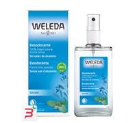 Weleda Deodorante Salvia, fragranza con puri oli essenziali naturali di salvia, rosmarino e lavanda, senza sali d'alluminio, dermatologicamente testato (1X100 ml)