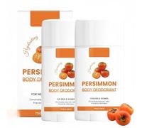 Deodorante stick al cachi per tutto il corpo, idratante e antiodore per ascelle, cosce e corpo, profumo fresco e fruttato, deodorante portatile 75 g