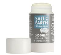Deodorante stick naturale Salt Of the Earth, vetiver e agrumi - Vegano, ricaricabile, approvato da Leaping Bunny, prodotto nel Regno Unito - 84g