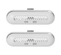 Deodorante USB per frigorifero, ricaricabile, portatile, riutilizzabile, purificatore per frigorifero, elimina gli odori per auto, armadio, rende il cibo ancora più fresco (2 pezzi, bianco)