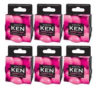 Deodoranti 6 X AREON Ken Bubblegum Scatola Aroatica Deodorante Profumo per Auto