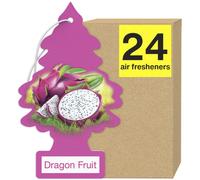 Deodoranti per auto Little Trees. L'albero da appendere offre un profumo di lunga durata per auto e casa. 24 deodoranti per auto al frutto del drago.