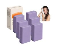 Deodorizing Persimmon Soap Bar, Body Odor Control Cleanser For Women And Men, Lavender Scented Daily Bathing Soap, Gentle Full Body Cleansing Care (6PCS)