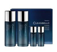 DEOPROCE Cleanbello Homme Men Skin Care Set da 2 pezzi con 2 campioni K-Beauty