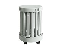 DEOPXF Set Di 4 Sgabelli Impilabili Con Ruote In Materiale PP Impilabili Base Girevole A 360° Sgabello In Legno 4 In 1 Spesso E Resistente Facile Da Spostare(Gray)