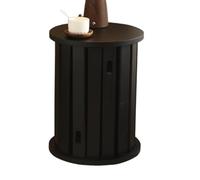 DEOPXF Set Di 4 Sgabelli Impilabili In Legno Massello Vernice Ecologica A Base D'acqua Con Rotelle Stabili E Facili Da Spostare(Nero,Without wheels)