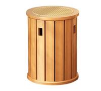 DEOPXF Set di 4 sgabelli impilabili rotelle in legno massello, impilabili, adatti for camera da letto, sala da pranzo, soggiorno, sala conferenze, ufficio, ecc.(Primary,Without wheels)
