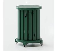 DEOPXF Set di sgabelli impilabili da 4 pezzi Design in rilievo Bellissima consistenza Sgabelli impilabili robusti e durevoli Facili da spostare e risparmiare spazio(Verde)