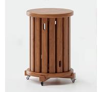 DEOPXF Set di sgabelli impilabili da 4 pezzi Design in rilievo Bellissima consistenza Sgabelli impilabili robusti e durevoli Facili da spostare e risparmiare spazio(Cherry)