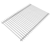DEOS Griglia in Acciaio Inox Europeo AISI 304 55x37cm - Griglia Barbecue Versatile e Modulabile - Per Griglia Barbecue/Grill/Griglia Camino - Diametro 6+4mm - Design Unico e Flessibile