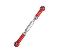 Deosdum Asta di Trazione Servo in Metallo per Auto RC JLB 1/10 (Rosso) | Lega di alluminio durevole, alta resistenza, facile installazione, adatta per Monster Truck JLB