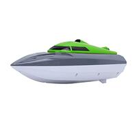 Deosdum Barca Telecomandata con Doppi Motori, Veloce e Impermeabile (Verde) | Materiale ABS resistente, velocità massima 18 km/h, facile da controllare, adatto a bambini dai 14 anni in su
