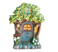 Deosdum Decorazione da Giardino per Esterni in Resina con Statua della | Resina Resistente Agli Agenti Atmosferici, Dettagli Dipinti a Mano, Adatta a Giardini Fatati e Paesaggi in Miniatura,