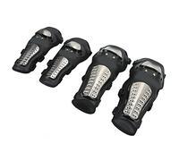 Deosdum Ginocchiere Moto con Guscio in PE | Design regolabile, gomma ammortizzante, materiale traspirante, antiscivolo, uso flessibile
