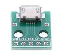 Deosdum Micro Usb Breakout, Micro Usb Buchse 10Pcs Micro Usb Femmina Presa Per Dip Scheda Adattatore 5 Pin Passo 2.54Mm Usb C Breakout Board