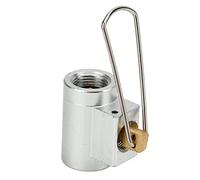 Deosdum Valvola di Ricarica per Serbatoio del Gas da Esterno, Alluminio | Design portatile per il campeggio, facile trasmissione del gas, struttura in alluminio resistente