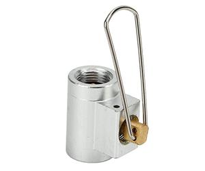 Deosdum Valvola di Ricarica per Serbatoio del Gas da Esterno, Alluminio | Design portatile per il campeggio, facile trasmissione del gas, struttura in alluminio resistente