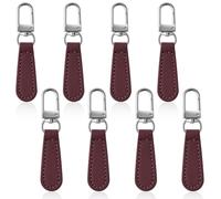 Deoward Chiusura Lampo di Ricambio con Cerniera Tira Sostituzione (8 Pcs)