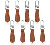 Deoward Chiusura Lampo di Ricambio con Cerniera Tira Sostituzione (8 Pcs)