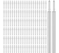 Deozu 200 chiodi per battiscopa a doppia testa con 2 manicotti, chiodi a doppia testa, strumento per battiscopa a doppia testa