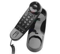 Depaepe Premium 20 Antracite Nero Telefono fisso murale compatto e professionale, è facile da usare e si integra perfettamente in tutte le tipologie