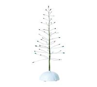 Department 56 Accessories for Collections Twinkle Bright Tree Snow Village-Statuetta Decorativa a Forma di Albero, Grande, Kunststoff Kupfer LED, Bianco