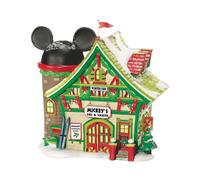 Department 56 Disney Village By D56 - Statuina di Topolino da sci e skate