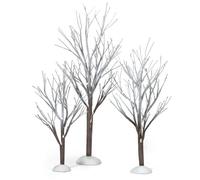 Department 56 Original Snow Village First Frost Trees, Set di 3
