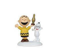 Department 56 Peanuts Village Accessories - Statuetta Charlie Brown Breaks 100, 5,5 cm, multicolore