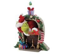 Department 56 Possible Dreams Dr. Seuss The Grinch Up The Chimbley Figurine, 27,9 cm, multicolore