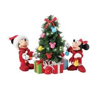 Department 56 Possible Dreams - Set di 3 statuette luminose Disney Minnie e Topolino, 22,9 cm, multicolore